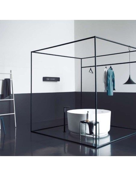 Agape Design In-Out Vasca Freestanding Circolare In Solid Surface Bianco