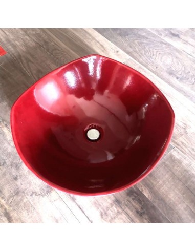 Fac Tradizioni Veneziane Countertop Ceramic Ruby Red Washbasin