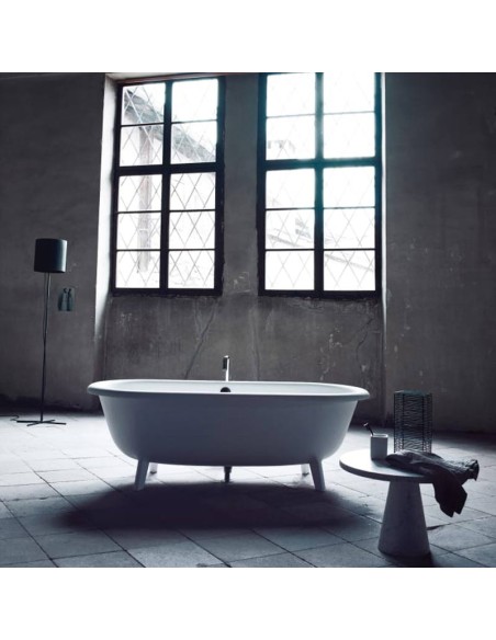 Agape Design Ottocento Vasca Freestanding In Cristalplant Bianco