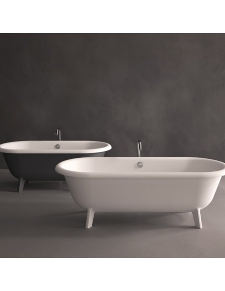 Agape Design Ottocento Vasca Freestanding In Cristalplant Bianco