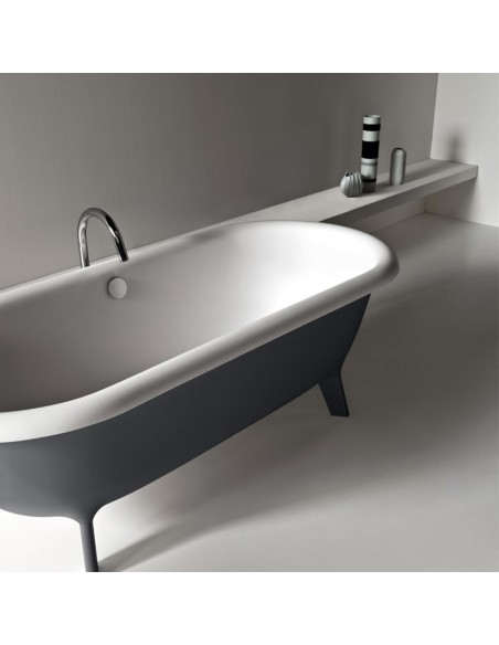 Agape Design Ottocento Vasca Freestanding In Cristalplant Bianco