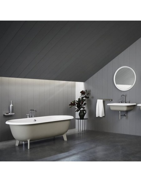 Agape Design Ottocento Vasca Freestanding In Cristalplant Bianco