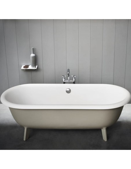 Agape Design Ottocento Vasca Freestanding In Cristalplant Bianco
