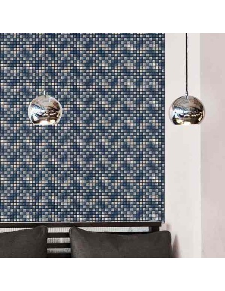 Appiani Denim Decors Ondulato2 Ceramic Mosaic 12x12 Mm