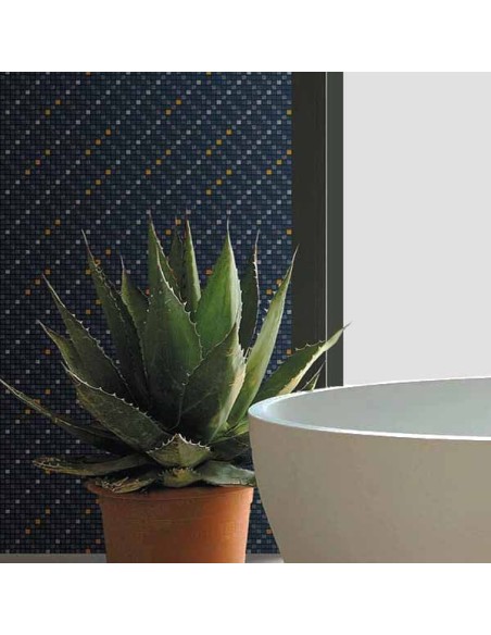 Appiani Denim Decors Ondulato2 Ceramic Mosaic 12x12 Mm