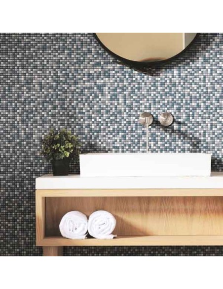 Appiani Denim Decors Ondulato2 Ceramic Mosaic 12x12 Mm
