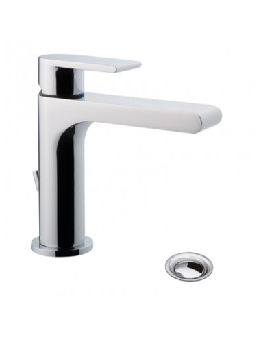 Bellosta Jeans Chromed Single Hole Basin Mixer With Pop Up Waste