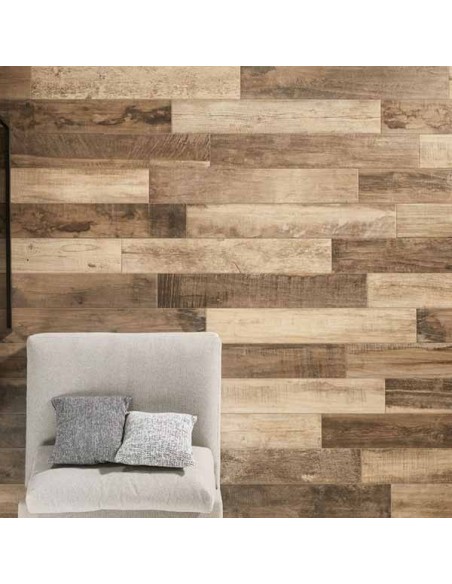 Cotto D'Este Country Aspen Piastrelle In Gres Porcellanato Effetto Rustico 20x120 Cm