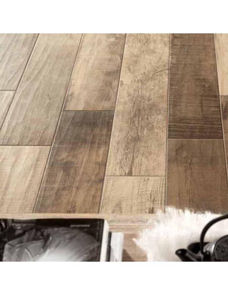 Cotto D'Este Country Aspen Piastrelle In Gres Porcellanato Effetto Rustico 20x120 Cm