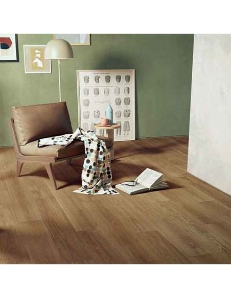 Cotto D'Este Green Wood Oak Gold Pavimento In Gres Porcellanato Effetto Legno 20x120 Cm
