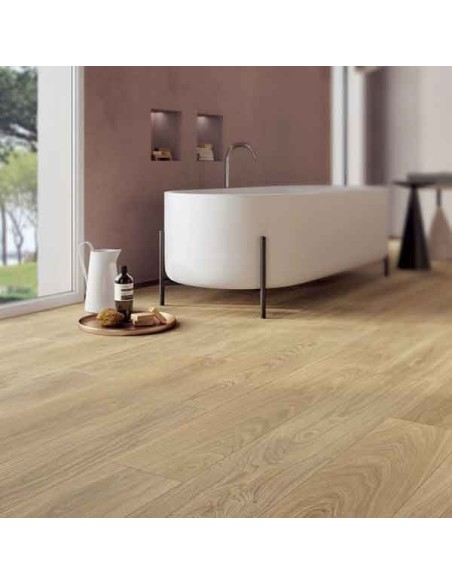 Cotto D'Este Green Wood Bay Gold Wooden Finishing Porcelain Stoneware Floor Tiles 20x120 Cm