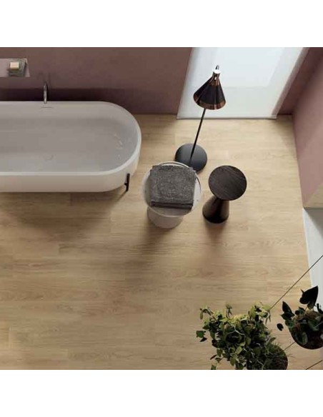 Cotto D'Este Green Wood Bay Gold Wooden Finishing Porcelain Stoneware Floor Tiles 20x120 Cm