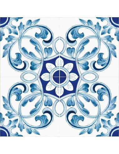 Cevi Ceramica Vietrese 800 Napoletano Azzurro Piastrelle