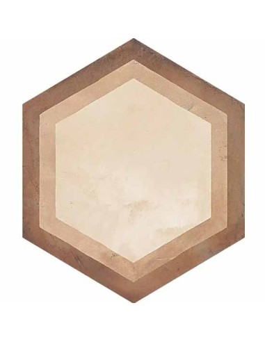 Marca Corona Terra Cornice Hexagonal Porcelain...