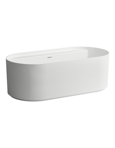Laufen Sonar Freestanding Bathtub With Integrated Shelf