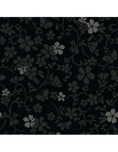 Bisazza Decori Flora Hana-Flower Dark Mosaico