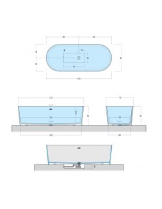 Disenia Deluxe Freestanding Bathtub 2