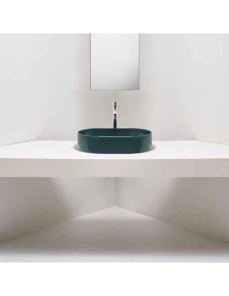 Simas Po Mo Oval Countertop Washbasin