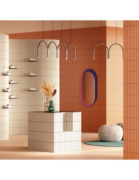 Ceramica Bardelli Tubes Listello Costolato 6x25 Cm