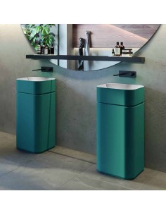 Forma Aquae Square Double Central Lavabo Freestanding 2