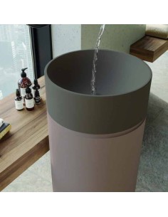 Forma Aquae Round Double Central  Lavabo Freestanding